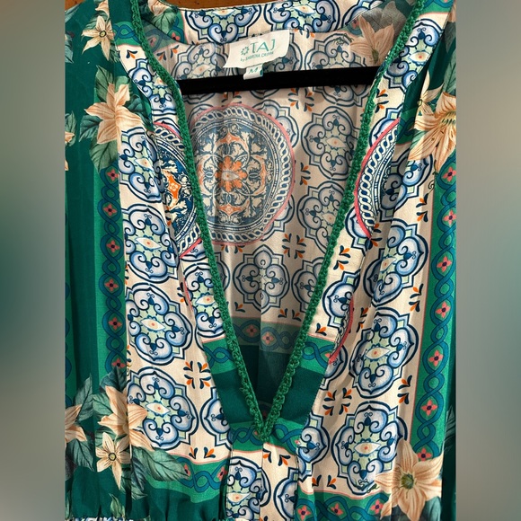 DIANA JUMPSUIT - AQUA GRECIA TILE size M NEW NO TAG. MSRP $415 sale !! - Picture 4 of 12